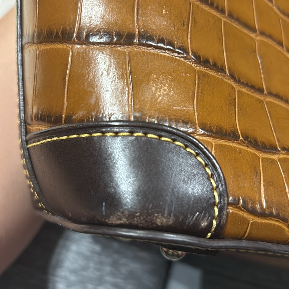 Dooney & Bourke Leather Tote Bag - Picture 12 of 15